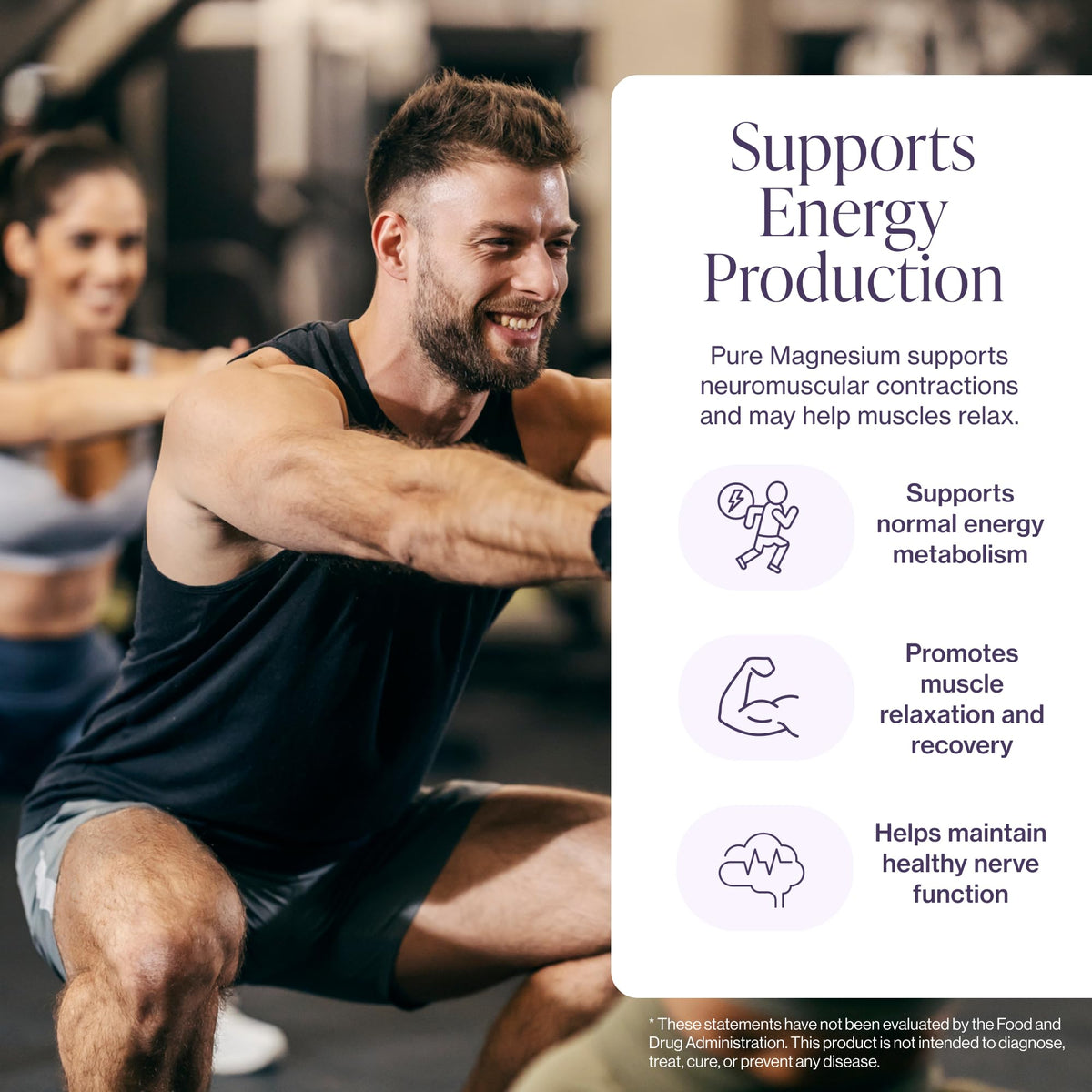 Pure Magnesium Glycinate Supplement – Highly Absorbable Chelated Magnesium to Support Sleep, Muscle & Nerve Health, Energy, Relaxation & Bone Health – 200mg Per Serving, 180 Capsules Pure MicronutrientsBuy Supplements Australia