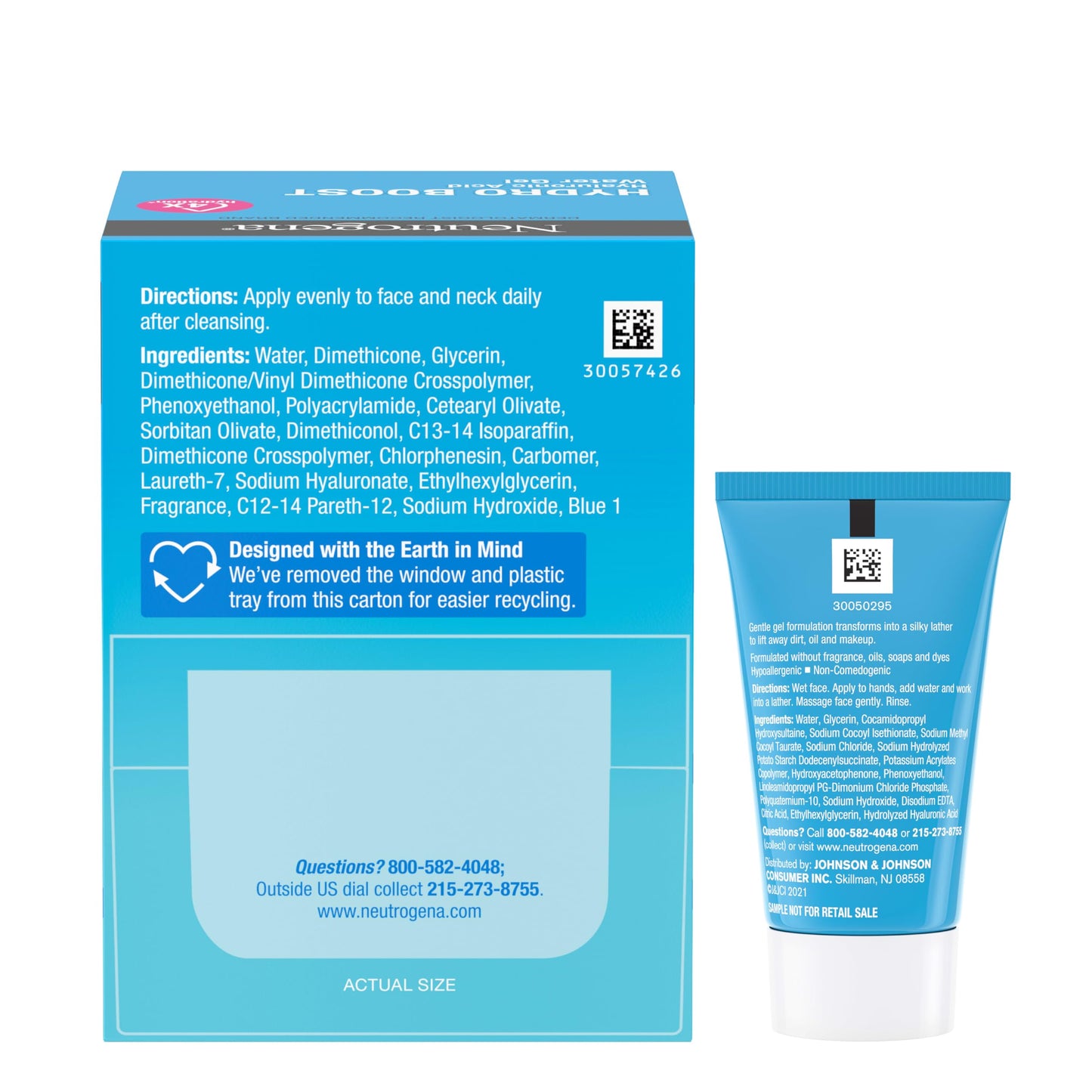 Neutrogena Hydro Boost Water Gel, Hyaluronic Acid Facial Moisturizer for Normal to Oily Skin, Hydrating Face Moisturizer,