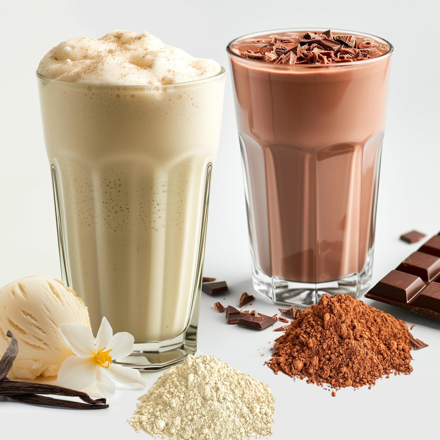 The Fittest Whole Feast Beef Protein Powder - Milk Chocolate - Grass Fed Nose to Tail Carnivore Blend Including Liver, Colostrum and Whole Bone - BCAAs - 14g Collagen, 21g Total Protein