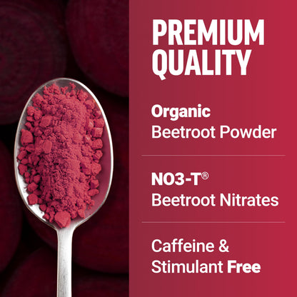 Force Factor Total Beets Drink Mix Superfood Powder with Nitrates to Support Circulation, Blood Flow, Nitric Oxide, Energy, Endurance, and Stamina
