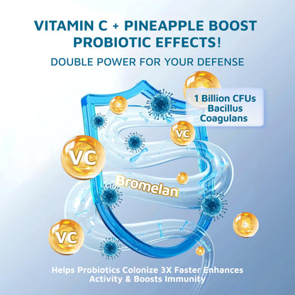 Organic Natural Sourcing Premium Feminine PH Balance Gummies for Women's Health, Immune Support, Hawaiian Pineapple Flavor Gluten-Free, Vegan Premium Feminine Balance Gummies For women-60 Prebiotics