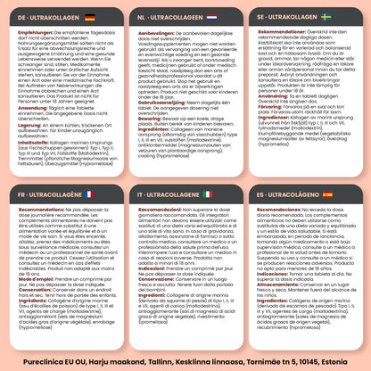 UltraColl Marine Collagen 1000mg x 180 Tablets (6 Months Supply). The only Patented Anti-Aging Collagen Types I, II, III, and VII. pureclinica buy supplements Au