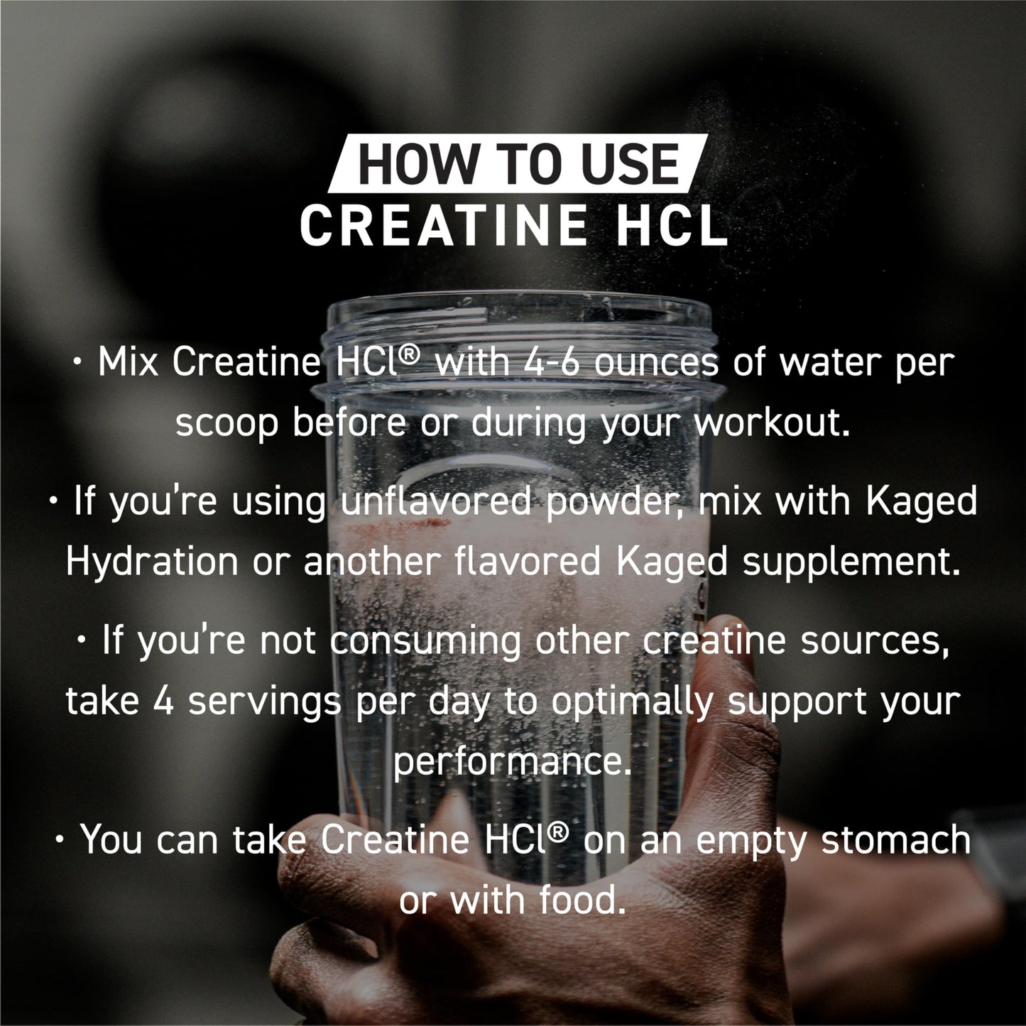 Kaged Creatine HCl Capsules | 7X Concentrated vs Mono | Muscle Building & Recovery | High Absorption | No Bloating | Creatine for Men & Women