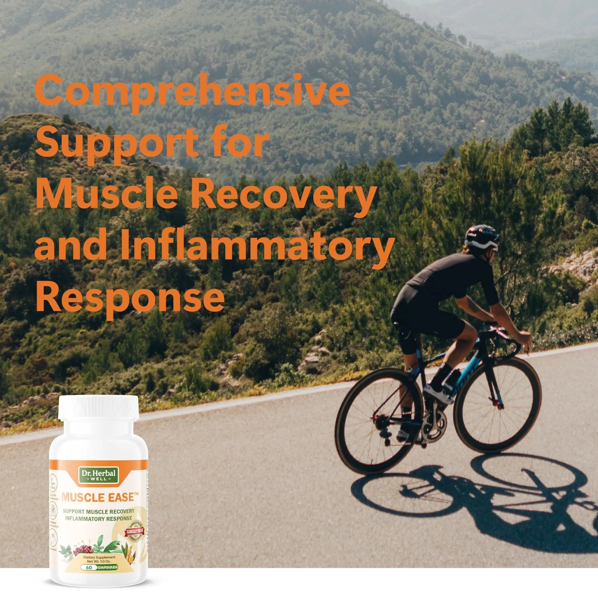 DR.HERBAL WELL Muscle Ease - Joint, Muscle & Nerve Support Fast Acting Relax Comfort Recovery Natural Herbal Supplement - (60 Capsules) MAX-Strength DR. HERBAL WELLBuy Supplements Australia