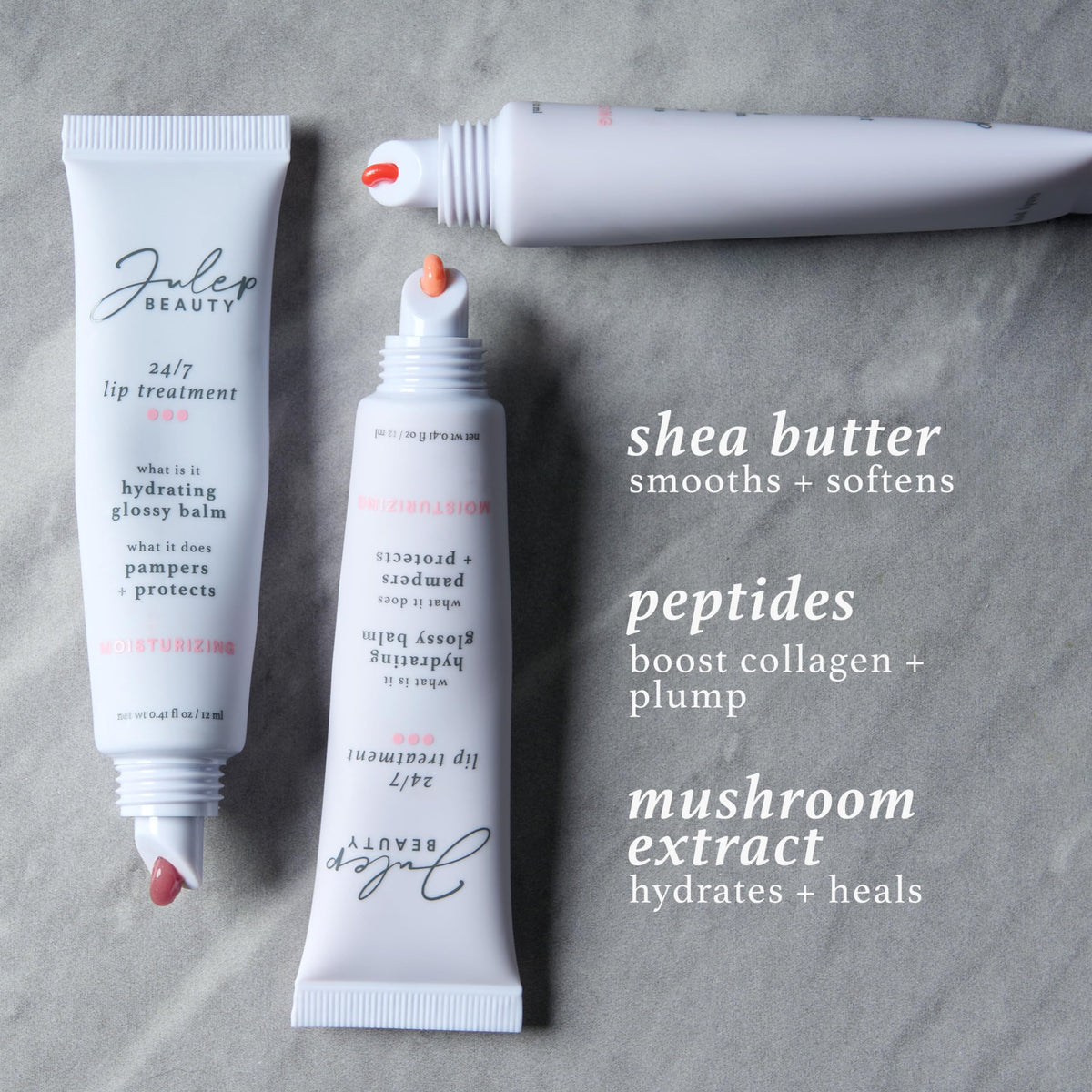 Julep 24/7 Lip Treatment – Hydrating & Glossy Lip Balm and Lip Sleeping Mask with Shea Butter