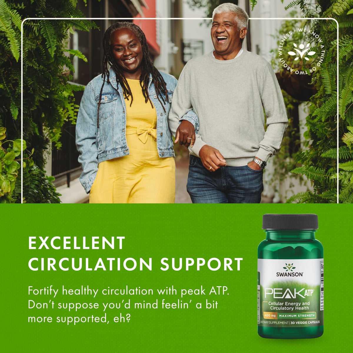 Swanson Maximum Strength Peak ATP-Natural Supplement Promoting Cellular Energy Support-Supports Physical Performance and Promotes Healthy Blood Flow Support-(30 Veggie Capsules, 400mg Each) 1 Pack SwansonBuy Supplements Australia