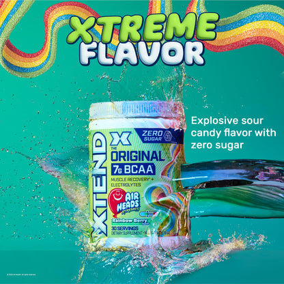 Xtend Original BCAA Powder, 7g BCAAs and 2.5g L-Glutamine for Muscle Recovery, Hydration, and Lean Muscle, Sugar Free Intra and Post Workout Drink,