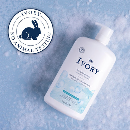 Ivory Body Wash, Designed for the Whole Family, Gentle Formula, Free of Dyes Heavy Perfumes Parabens Phthalates & Silicones