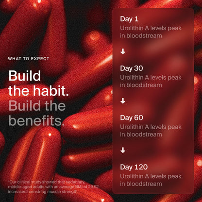 Timeline Mitopure Urolithin A Supplement Softgels - Clinically Proven Support for Healthy Aging and Cellular Renewal