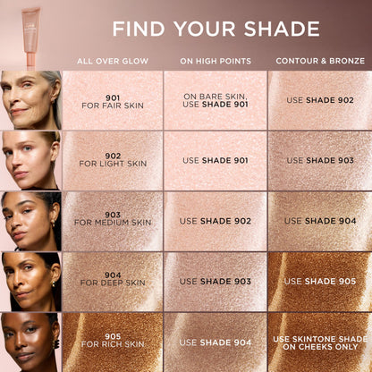 L'Oreal Paris Makeup True Match Lumi Glotion, Natural Glow Enhancer, Illuminator Highlighter, Bronzing Drops For a Sun-Kissed Glow, 903 Medium L'Oreal ParisBuy Supplements Australia