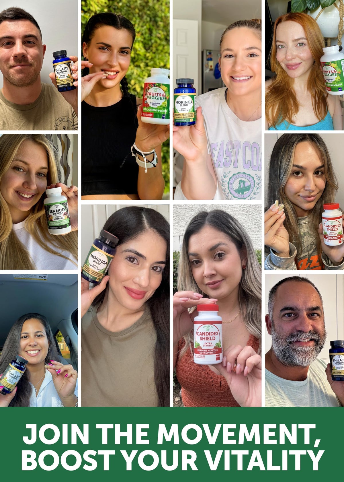 Lunakai USA Made Pure Moringa Capsules – Advanced Moringa Leaf Extract Supplement with Ashwagandha, Boswellia, Ginseng & Turmeric, 60ct LunakaiBuy Supplements Australia